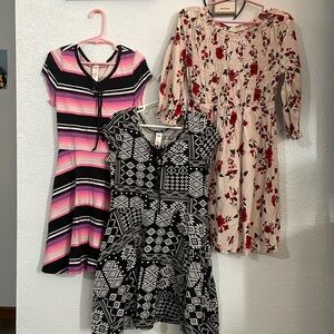 Bundle/Lot of 3 Girls Dresses Size 8